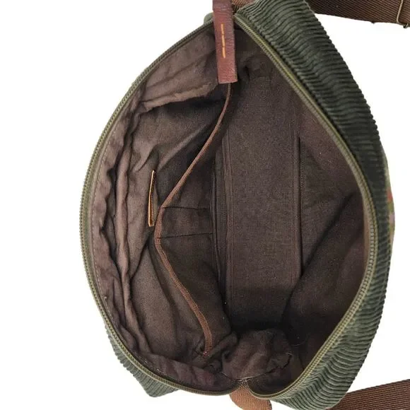 ASEISMANOS Crossbody Bag Plaid Corduroy Rectangle Handcrafted Made in Spain Cute - Picture 9 of 9